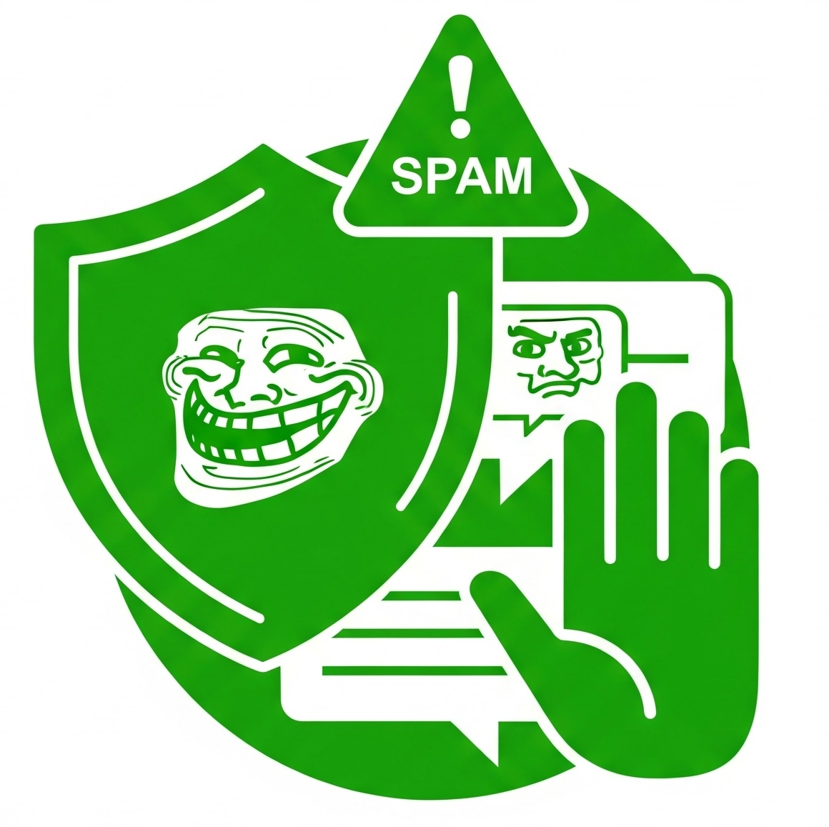 Icône Anti-Spam et Trolls